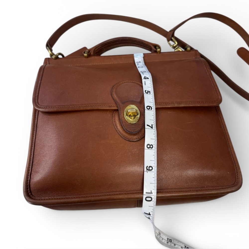 Vintage Coach Willis British Tan Crossbody Bag - Picture 11 of 13